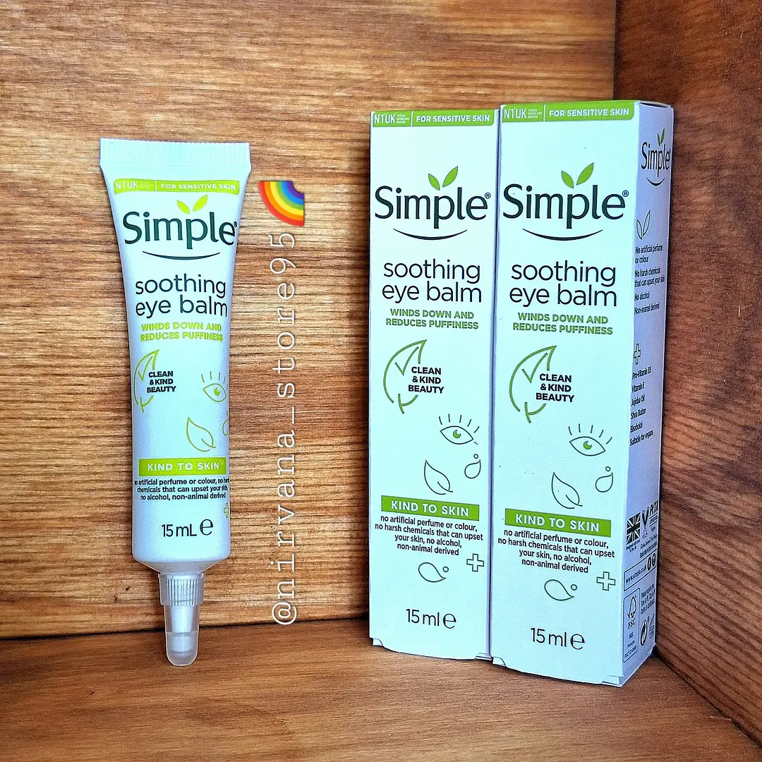 کرم دور چشم ضد تیرگی و چروک سیمپل مدل تیوپی Soothing eye balm