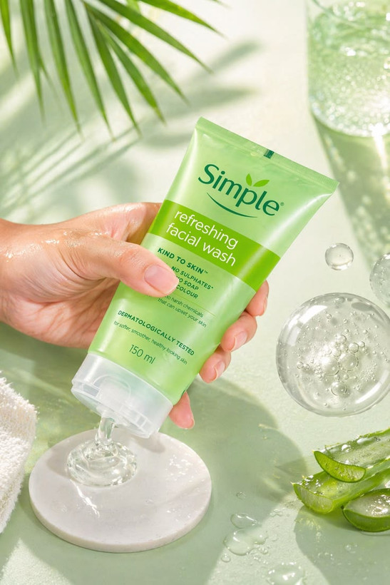 ژل شستشوی صورت Refreshing سیمپل Simple(150میل