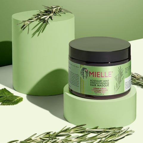 ماسک مو ضد ریزش و تقویت کننده رزماری و نعناع میله ۳۴۰ گرمی اصل Mielle