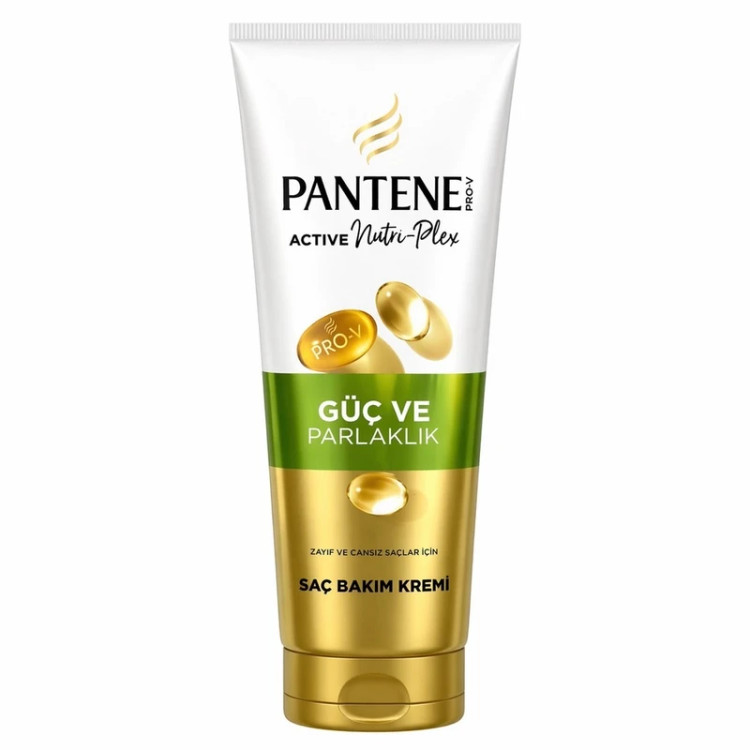 ماسک مو استحکام بخش موهای ضعیف و نازک پنتن Pantene مدل Guc Ve Parlaklik حجم 275 میل