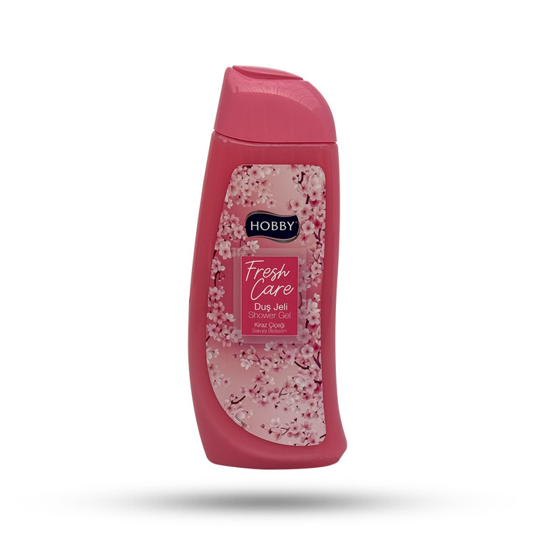 شامپو بدن هوبی Hobby مدل Sakura Blossom حاوی عصاره رایحه شکوفه گیلاس حجم ۵۰۰ میل