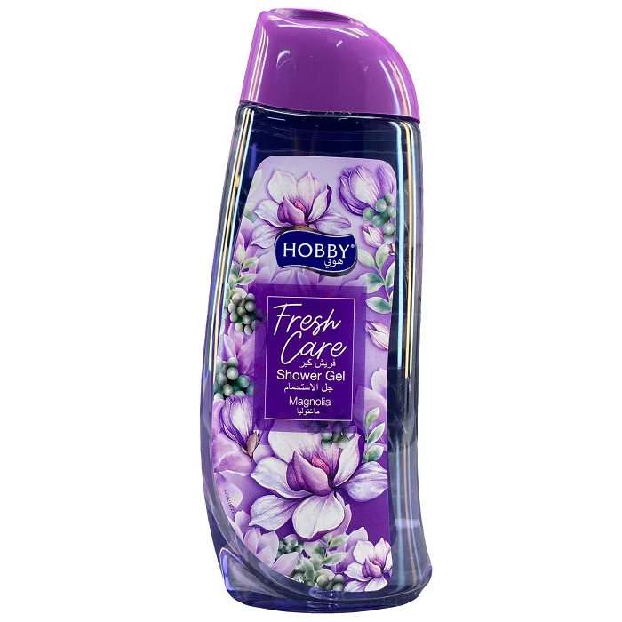 شامپو بدن هوبی Hobby مدل FreshCare حاوی عصاره گل مگنولیا حجم ۵۰۰ میل